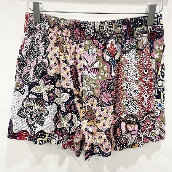 Loft Mosaic Print Shorts Size XS - Picture 2 of 7